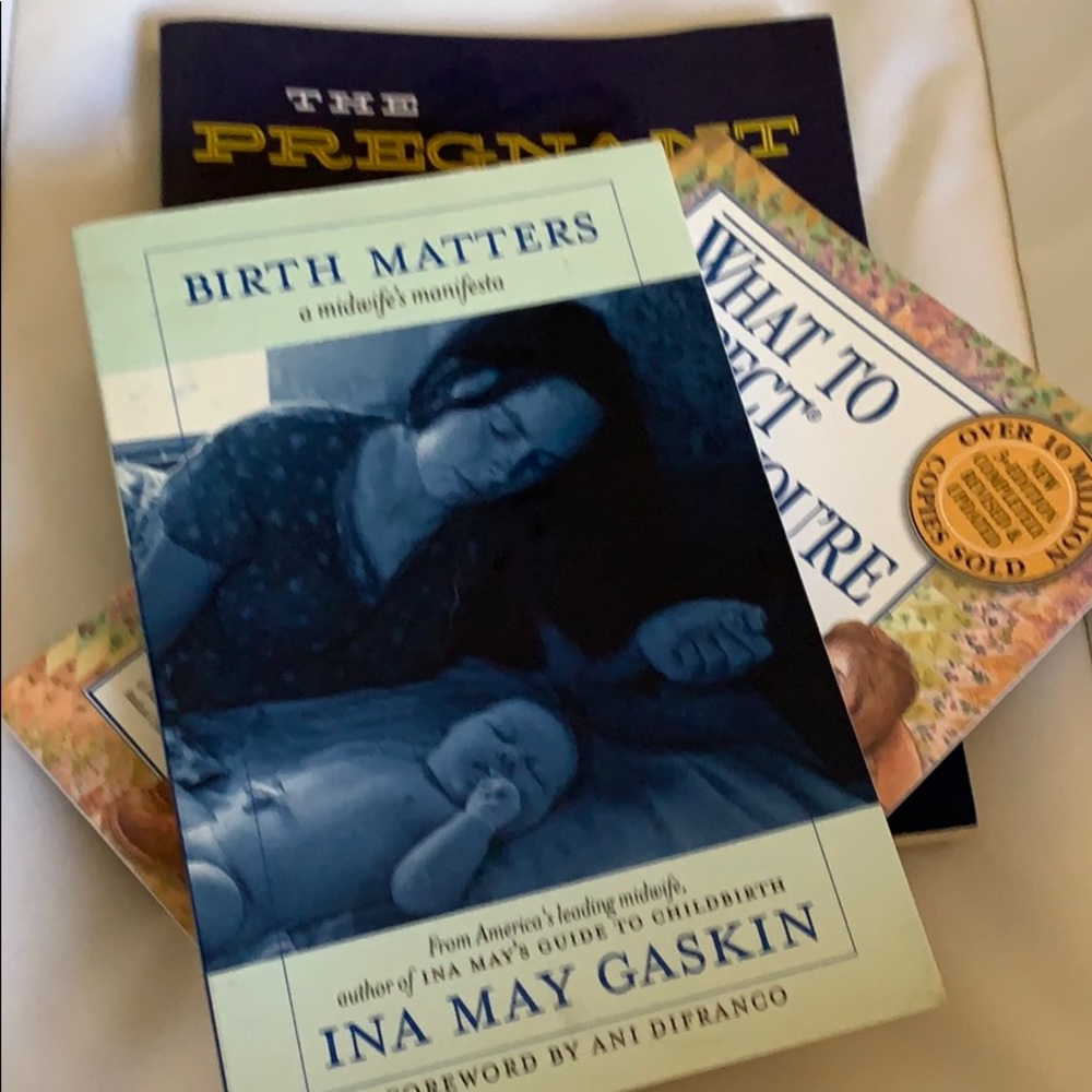 Set of maternity/birth books